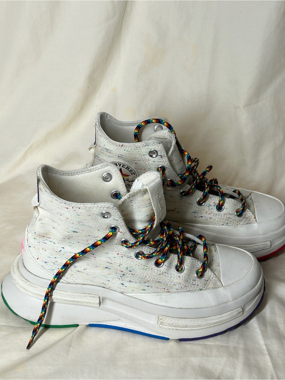 Converse Chuck Taylor Run Star Legacy CX Hi Pride Edition Men’s 6.5 Women’s 8 - Picture 2 of 10